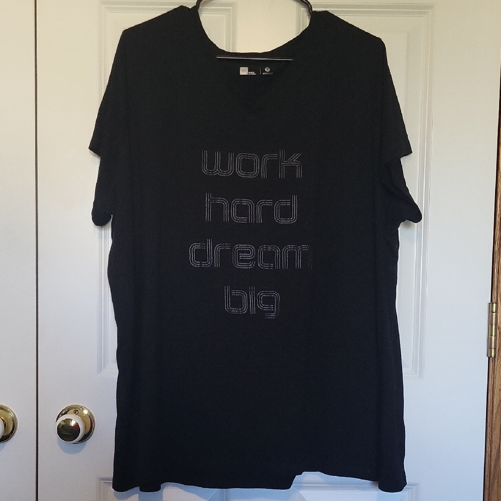 Xersion Black V Neck T-Shirt